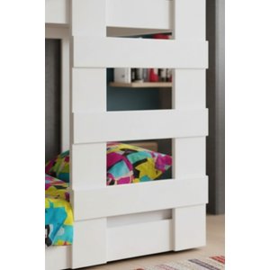 Agonya Modern Mdf İki Katlı Ranza- 1. Sınıf Mdf Kompakt Tasarım Sağlam Merdivenli İki Katlı Karyola 90x190 cm