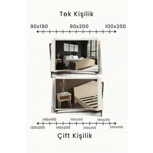 Mi̇lano Piramit Model Masif Ahşap Karyola Ve 2 Adet Komodin Kolay Kurulum Fırınlanmış İthal Sibirya Çamı 100x200 Yatak Uyumlu 2 Adet Komodin 100x200 cm