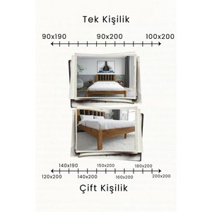 Ori̇on Model Siyah Puf Başlıklı Masif Ahşap Karyola Kolay Kurulum Fırınlanmış İthal Sibirya Çamı 90x200 Yatak Uyumlu 90x200 cm