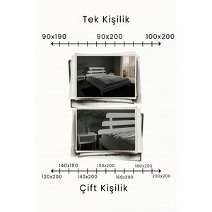 Lotus X Model Masif Ahşap Karyola Ve 2 Adet Komodin Kolay Kurulum Fırınlanmış İthal Sibirya Çamı 90x190 Yatak Uyumlu 2 Adet Komodin 90x190 cm