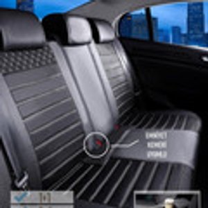 Citroen Xantia Oto Koltuk Kılıfı Ön Arka Set Plus Serisi Siyah Beyaz Şhn