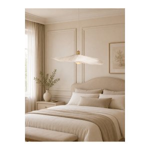 Çiçek Sarkıt Avize Krem Tavan Lambası 60 Cm