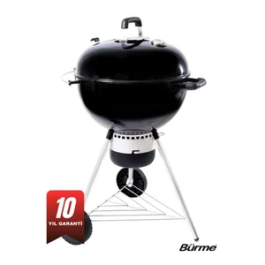 Partner 55.00 Black Profesyonel Kömürlü Barbekü - Mangal - Bbq