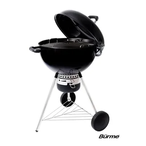 Partner 55.00 Black Profesyonel Kömürlü Barbekü - Mangal - Bbq