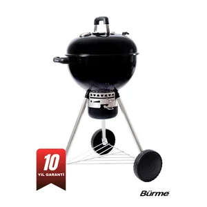 Partner 45.00 Black Profesyonel Kömürlü Barbekü - Mangal - Bbq