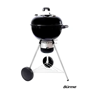 Partner 45.00 Black Profesyonel Kömürlü Barbekü - Mangal - Bbq