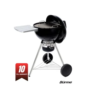Partner 45.05 Black Masalı Profesyonel Kömürlü Barbekü - Mangal - Bbq