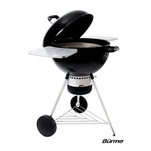 Partner 55.05 Black Masalı Profesyonel Kömürlü Barbekü - Mangal - Bbq