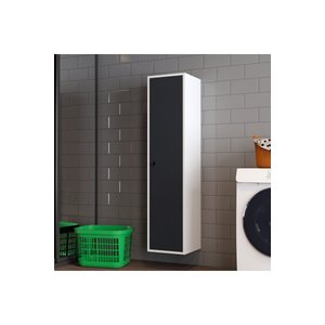 Mila Banyo Kileri Çok Amaçlı Dolap Banyo Dolabı Duvara Monte Beyaz&antrasit Antrasit Beyaz