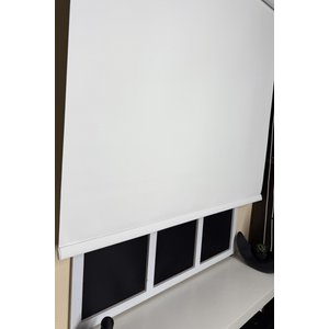 Blackout Işık Geçirmez Kalın Karartma Stor Perde (kırık Beyaz) - Alüminyum Aksam 80x200 cm