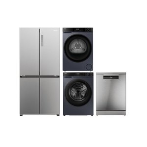 4'lü Beyaz Eşya Seti İnox (hcr3818enmm-hw100-bp14357geu1-hd100-d357gu1-xf6b2m3px)