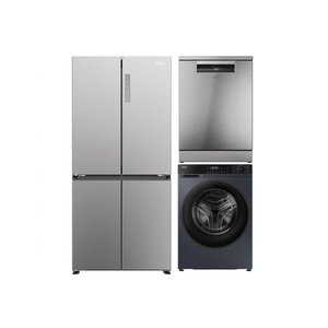 3'lü Beyaz Eşya Set İnox (hcr3818enmm-hw100-bp14357geu1-xf6b2m3px)