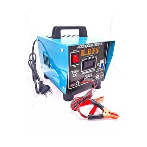 Tam Otomatik Bakır Sargılı Akü Şarj Cihazı 12 V 20 Amper 180 Ampere Kadar Şarj