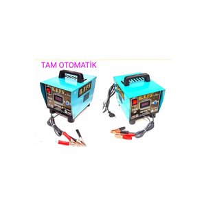 12 Volt 30 Amper Dijital Göstergeli Tam Otomatik Akü Şarj Cihazı Redresör 250 Ampere Kadar Şarj