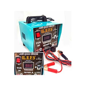 12 V 30 Amper Bakır Sargılı Dijital Göstergeli Akü Şarj Cihazı Redresör