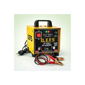 Akü Şarj Cihazı Redresör 12 Volt 20 Amper 180 Ampere Kadar Şarj Yerli Üretim