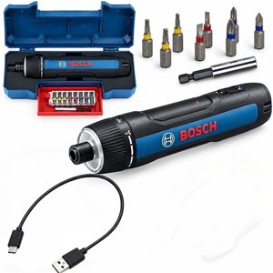 Go 3 Akülü Vidalama Makinesi Ve Bosch 25 Parça Bits Uç Ve Aksesuar Seti