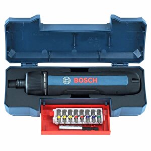 Go 3 Akülü Vidalama Makinesi Ve Bosch 25 Parça Bits Uç Ve Aksesuar Seti