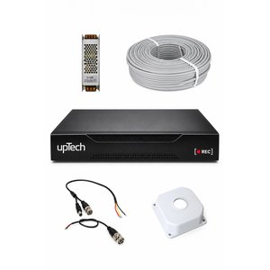 Uptech Full Hd 16 Kameralı Gece Renkli Görüş Su Geçirmez Güvenlik Kamera Seti 1 Tb Hdd 2239