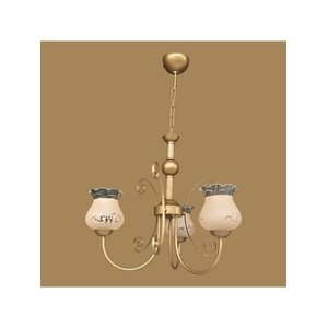 Üçlü Fi̇ski̇yeli̇ Avi̇ze Eski̇tme Stati̇k Boyali Metal Top Detayli Somon Rengi̇ Desenli̇ Camli
