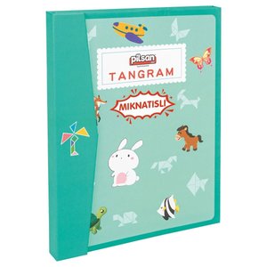 03 569 Ahşap Manyetik Tangram -pilsan Oyuncak