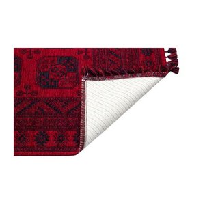 Zagros Kirmizi 01 Etni̇k Desenli̇ Hali, 100x300