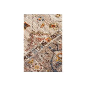 Perseus 01 Etni̇k Desenli̇ Hali, Krem Gri̇, 200x290 Cm