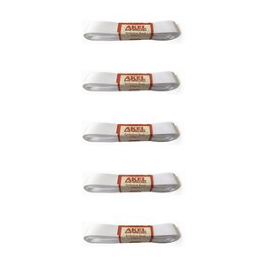 Dar Dokuma Krem Saten Kurdele - 1 Cm. X 10 Metre - 5 Adet