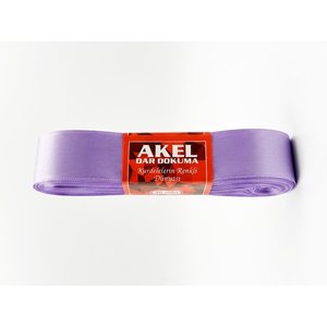 Akel Dar Dokuma Lila Saten Kurdele - 3 Cm. X 10 Metre - 1 Adet