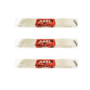 Dar Dokuma Beyaz Saten Kurdele - 1 Cm. X 10 Metre - 3 Adet