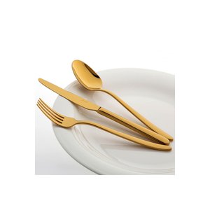 9400 Titanyum Gold 12 Kişilik 84 Parça Çatal Kaşık Bıçak Takımı