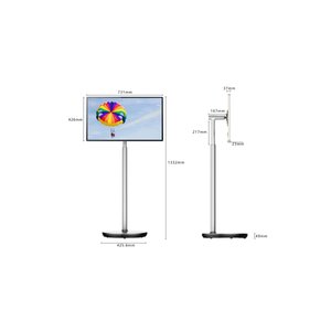 32ue5m45 32 İnç 4k Uhd Dokunmatik Taşınabilir Akıllı Monitör, Döner Ekran, Android, Bataryalı