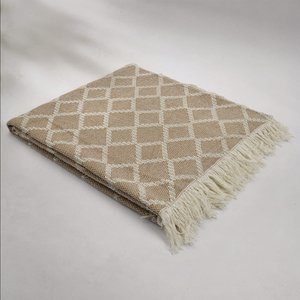 Diamond Çift Kişilik Battaniye Kahverengi 200x220 Cm Kahverengi