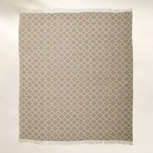 Diamond Çift Kişilik Battaniye Kahverengi 200x220 Cm Kahverengi
