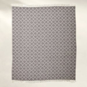 Diamond Çift Kişilik Battaniye Gri 200x220 Cm Gri