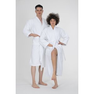 Hera Serisi Bukle Otel Bornozu 1100 Gr - Xxl XXL