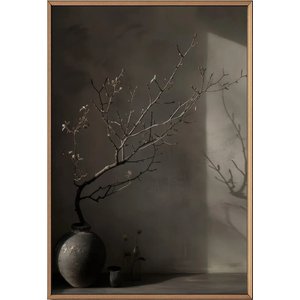 Çerçeveli Tablo Seti 3'lü Japandi Tarzı Minimalist Soyut Güneş Ve Amorf Formlar - Dekoratif Kombin 50x70 cm