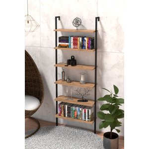 Duvara Monte 6 Katlı Raf , Duvar Rafı - Kitaplık 2603