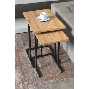 2li Çam Zigon Sehpa. Yan Sehpa 3100a Çam