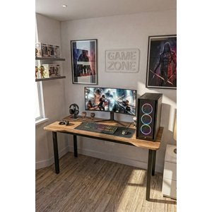 140 Çam Oyun Çalışma Masası Gaming Masa Ofis Masası