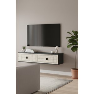 Tda1205at Yuka Duvara Montaj Tv Stand Antrasi̇t-traverten 120cm Antrasit-Traverten