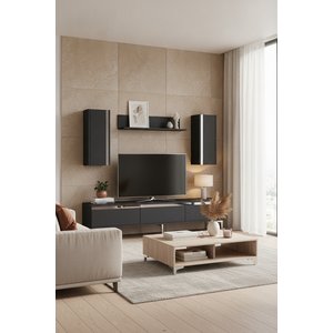 Tvr1898as Anka Tv Üni̇tesi̇ Takimi Antrasi̇t - Silver 180cm Antrasit Gümüş