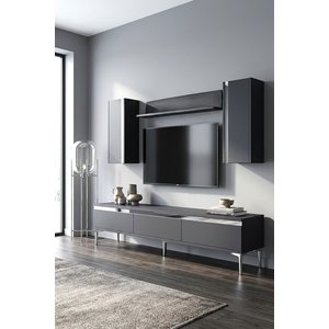 Tvr1898as Anka Tv Üni̇tesi̇ Takimi Antrasi̇t - Silver 180cm Antrasit Gümüş
