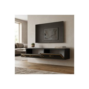 Tda1206ag Tuna120 Duvara Montaj Tv Stand Antrasi̇t-gold 120cm Antrasit Gold