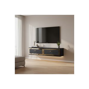 Tda1206ag Tuna120 Duvara Montaj Tv Stand Antrasi̇t-gold 120cm Antrasit Gold