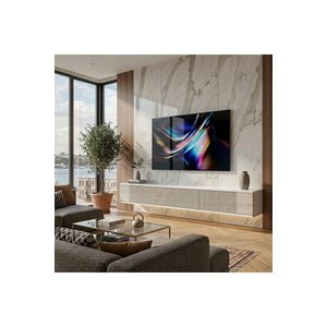 Tda1803bt - Corsazh Duvara Montaj Tv Stand Beyaz - Traverten 180cm Beyaz-Traverten Mermer