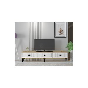 Tsa1801db - Yuka Tv Stand Safi̇rmeşe-beyaz 180cm Safirmeşe-Beyaz