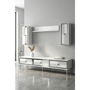 Tvr1816bs - Pega Tvr180 Üni̇tesi̇ Takim Beyaz - Silver 180cm Beyaz Silver