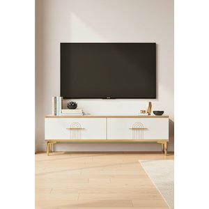 Tsa1215db - İdatv120 Tv Stand, Tv Sehpasi Safi̇rmeşe - Beyaz 120cm Safirmeşe-Beyaz