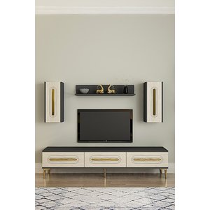 Tvr1804atg - Ranyzh Tvr180 Üni̇tesi̇ Takim Antrasi̇t-traverten-gold 180cm Antrasit-Traverten-Gold